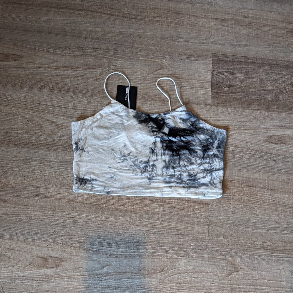 NWT Fashion Nova Kiki Tie Dye Crop Top